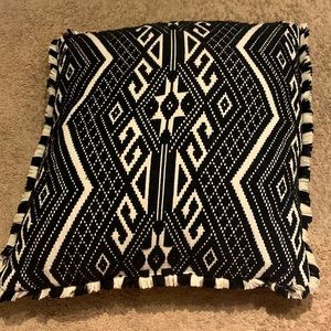 Black and white Pillow